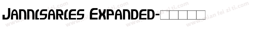 Jannisaries Expanded字体转换